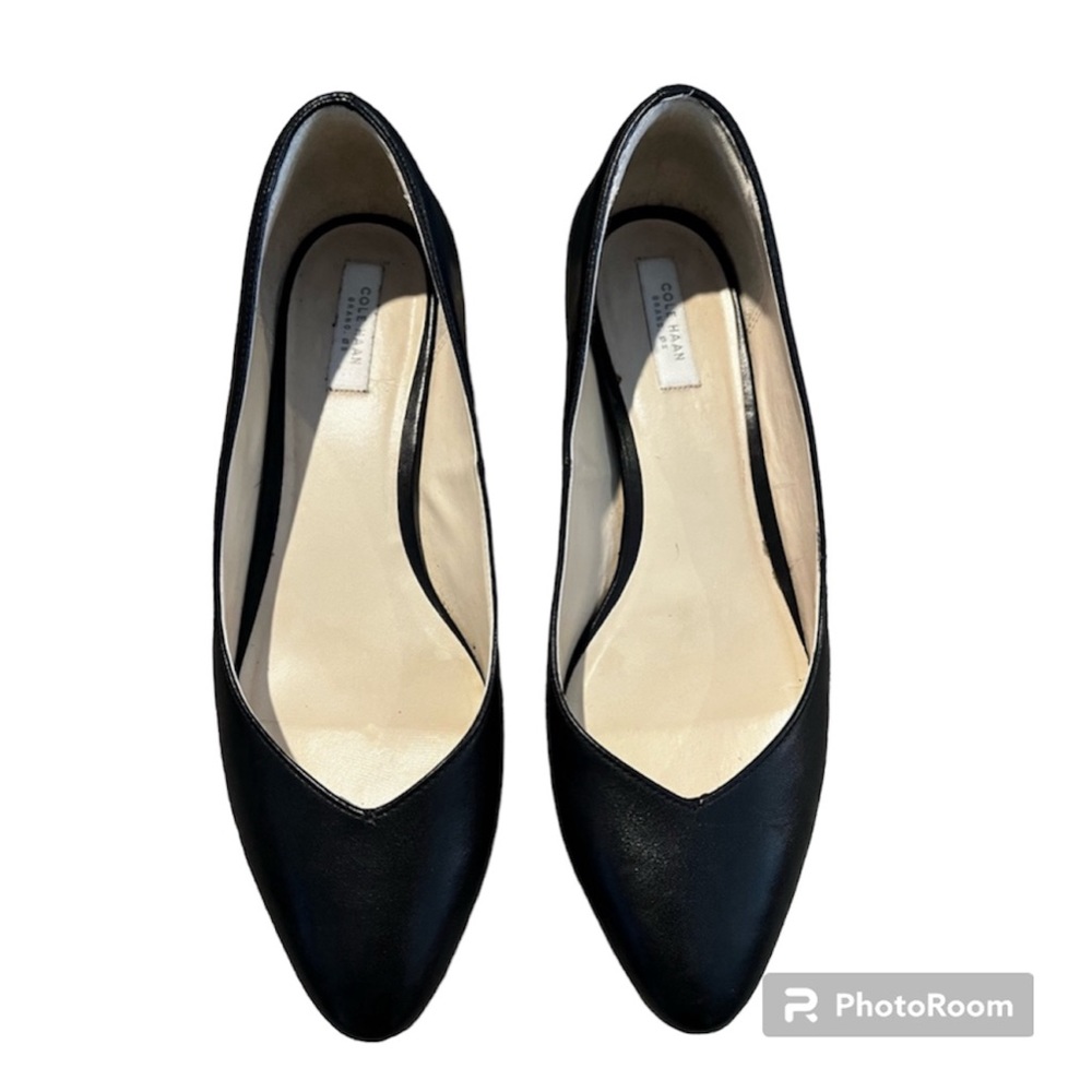 Cole Haan Womens Yuliana Classic Black Leather
Pump Dressy Slip On Size 7